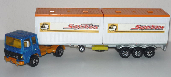 Camion remorque Saviem Majorette